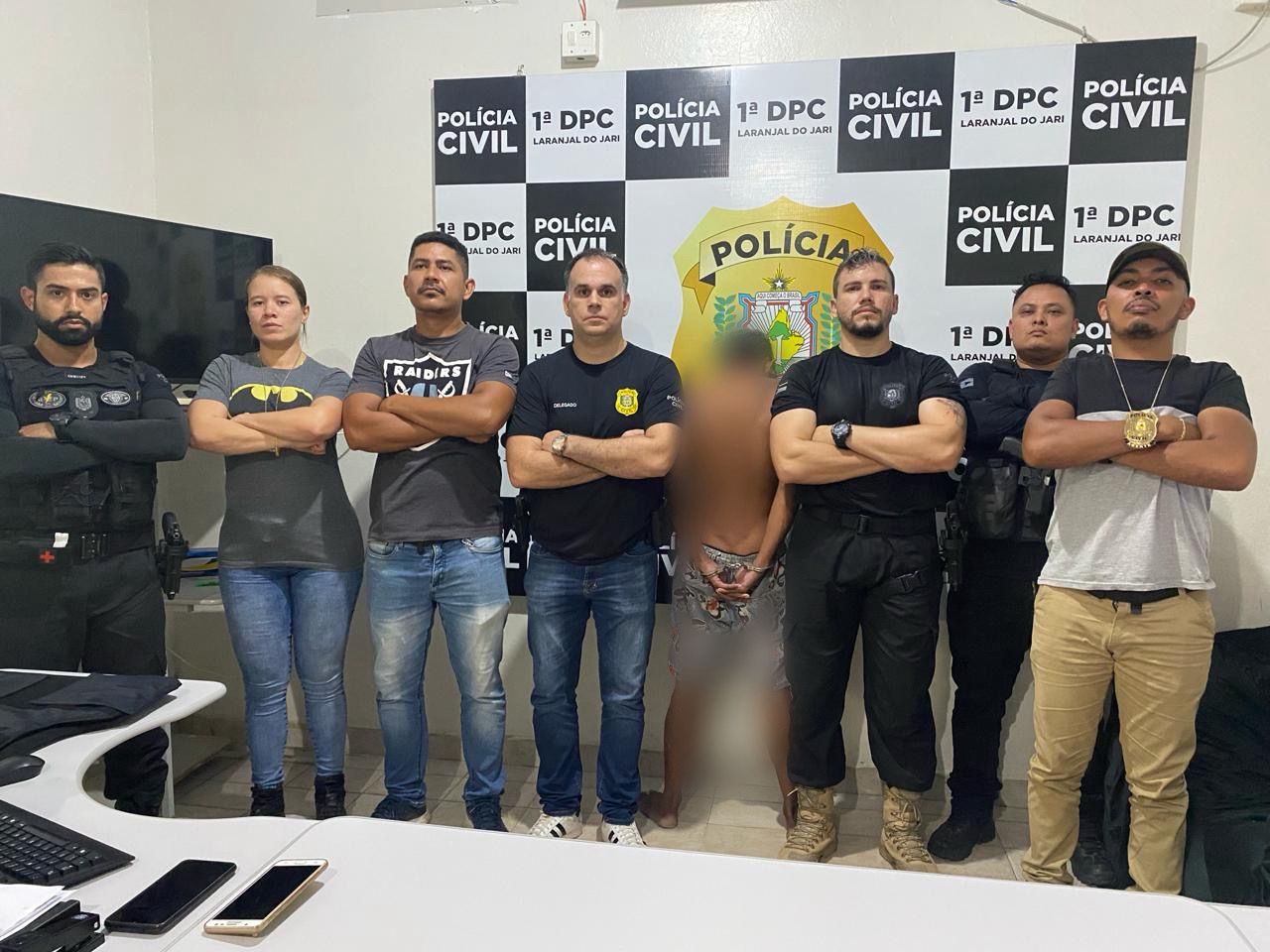 EM LARANJAL DO JARI, POLÍCIA CIVIL PRENDE HOMEM ACUSADO DA PRÁTICA DO CRIME DE TENTATIVA DE HOMICÍDIO